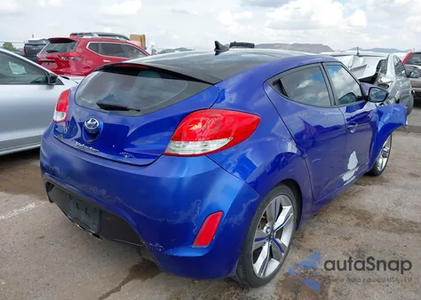 2012 Hyundai Veloster Base W/Gray z USA, uszkodzony, nr VIN KMHTC6AD8CU067589